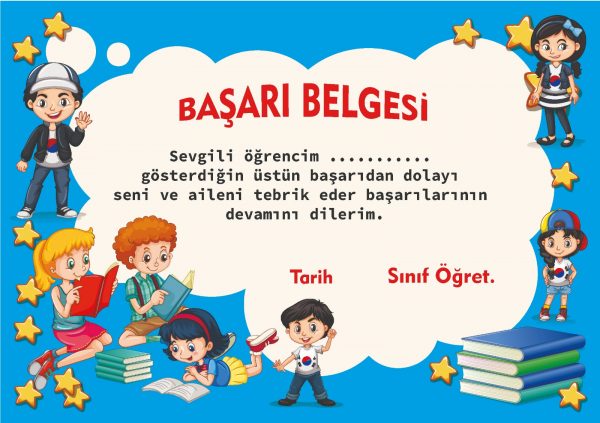 başardım belgesi