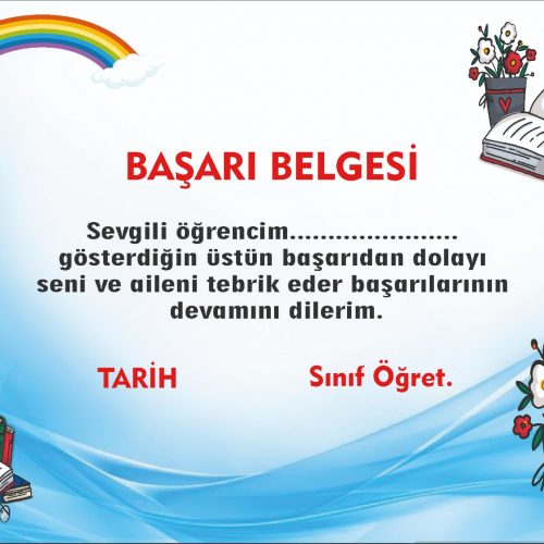 başarı belgeleri