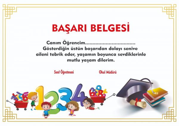 başarı belgesi burda